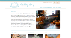 Desktop Screenshot of courtneylongpottery.com